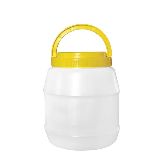 Βάζο PET 3kg Μελιού Λευκό με Καπάκι Οικονομική Σειρά