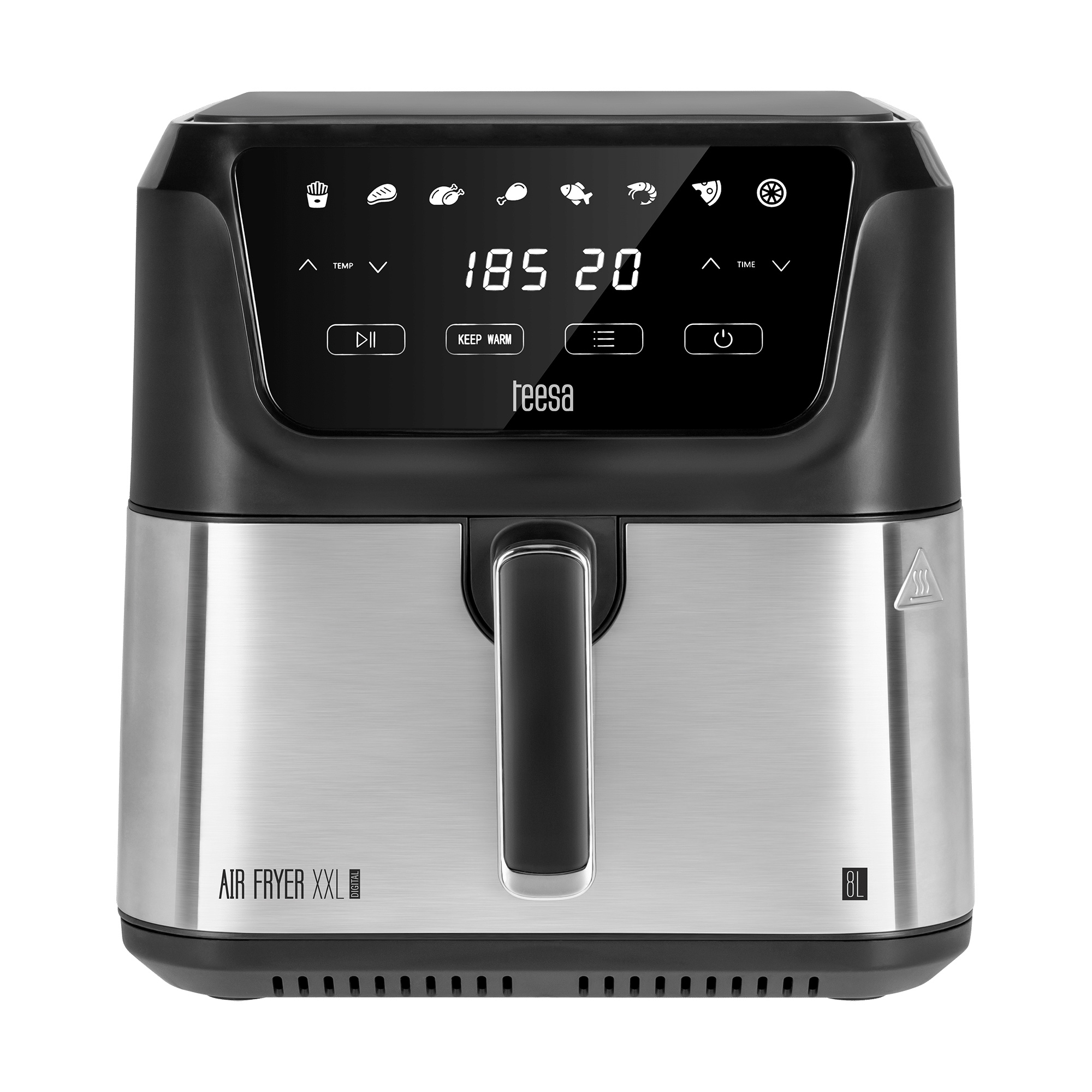 ΦΡΙΤΕΖΑ ΑΕΡΑ TEESA Digital Air Fryer XXL 8L 1700W 8 ΠΡΟΓΡΑΜΜΑΤΑ ΜΑΓΕΙΡΕΜΑΤΟΣ TSA8079