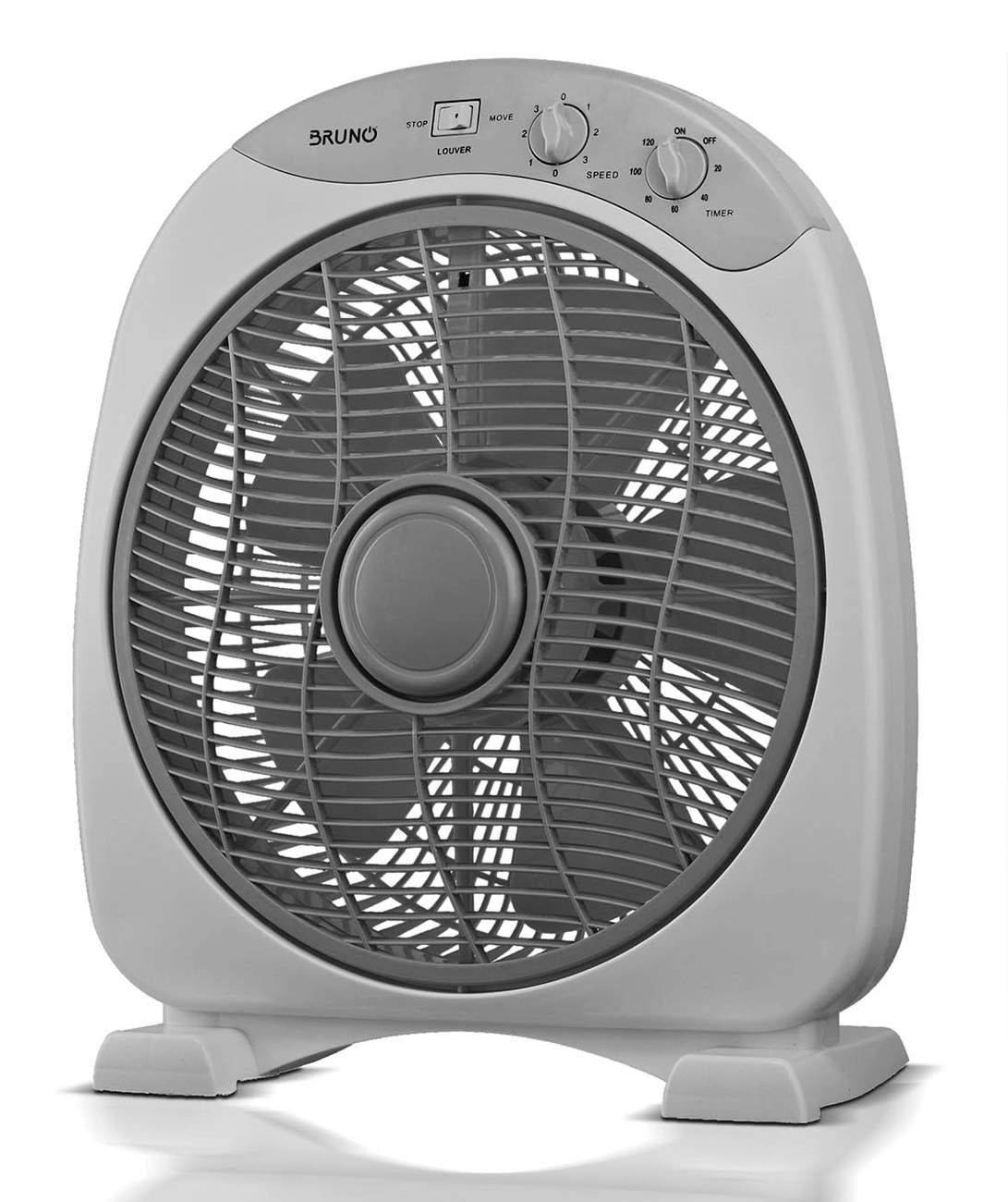 Ανεμιστήρας BRUNO Box Fan Επιτραπέζιος/Δαπέδου 38W 32cm Γκρι