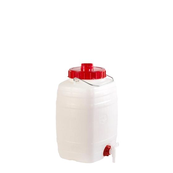 Βαρελάκια 10L, 25L Πλαστικά ICS SPA με Φαρδύ Καπάκι & Κάνουλα
